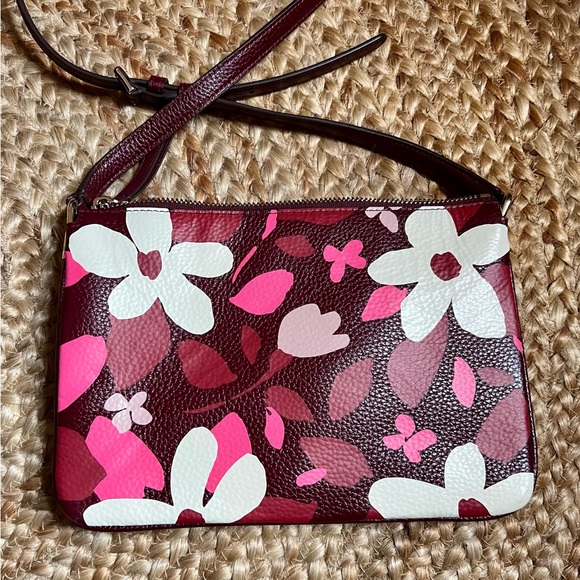 Kate Spade Jackson forest floral triple gusset crossbody bag - Picture 7 of 15